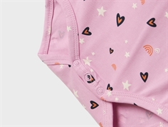 Name It pastel lavender hearts body